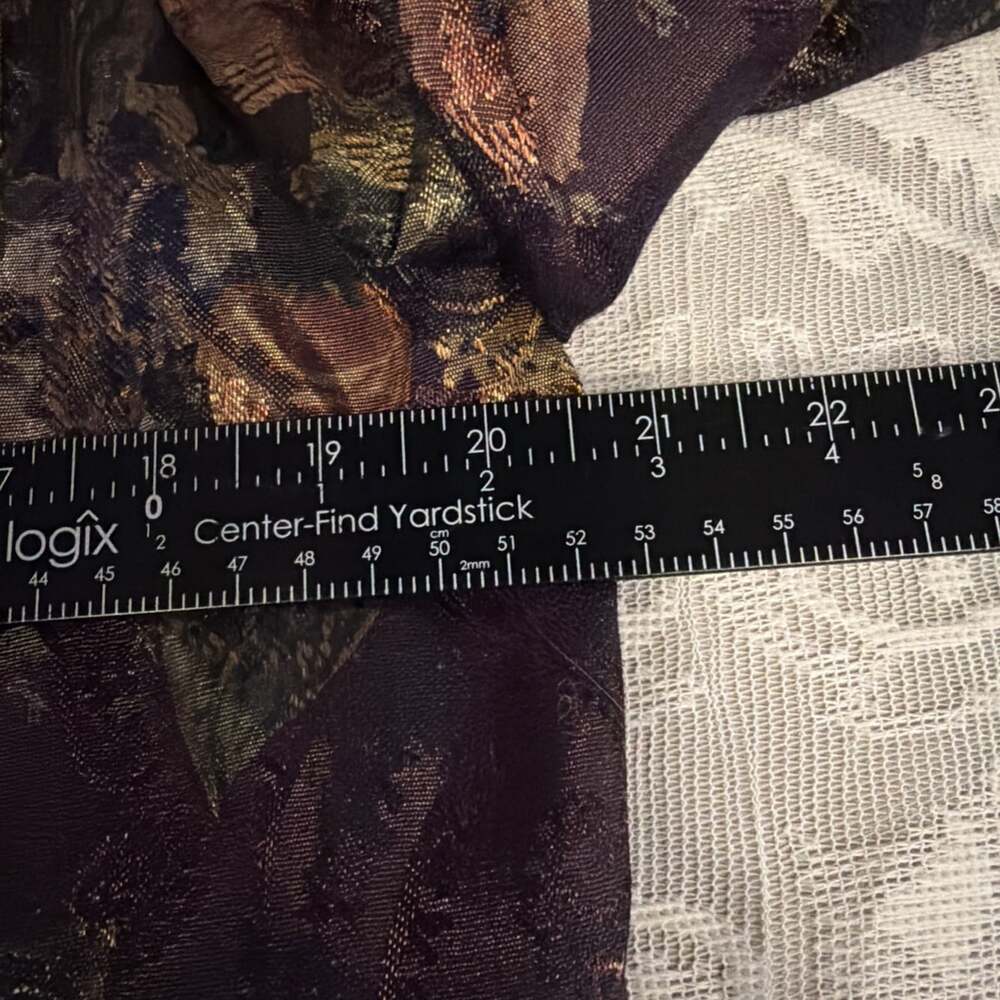 VNTG 1980s Tapestry Grunge Dark Cottagecore, Whimsigoth Shoulder Pads Academia M - Picture 6 of 10